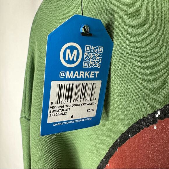 MARKET Peeking Through Crewneck Sweatshirt NWT in Small - Picture 3 of 7